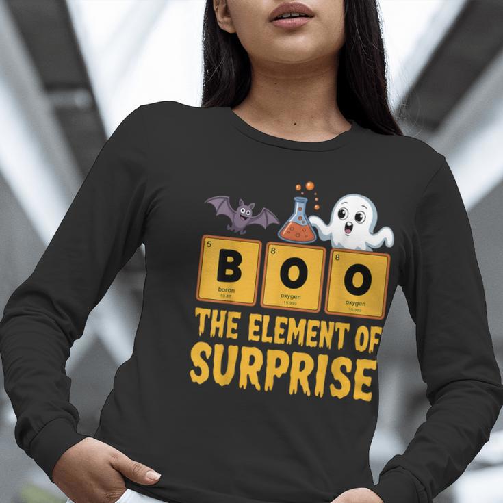 Chemistry Boo The Element Of Surprise Science Teacher Women Long Sleeve T-Shirt, Science Teacher Shirts, funny gift Chemistry Boo The Element Of Surprise Science Teacher Women Long Sleeve T-Shirt, Science Teacher Shirts, funny gift