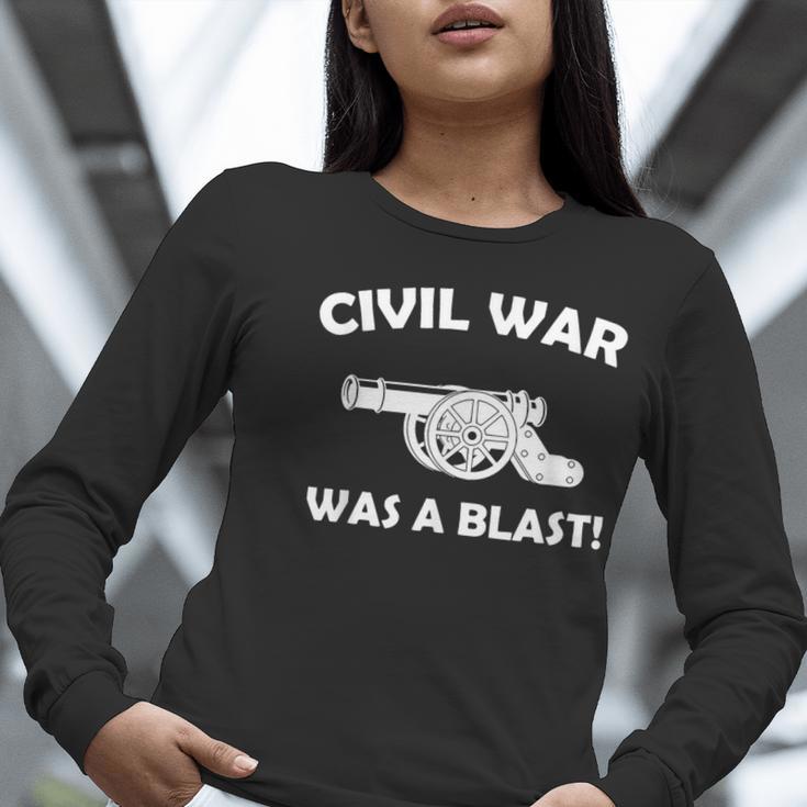 Civil War It Was A Blast History Teacher T-Shirt Women Long Sleeve T-Shirt, History Teacher Shirts, funny gift Civil War It Was A Blast History Teacher T-Shirt Women Long Sleeve T-Shirt, History Teacher Shirts, funny gift