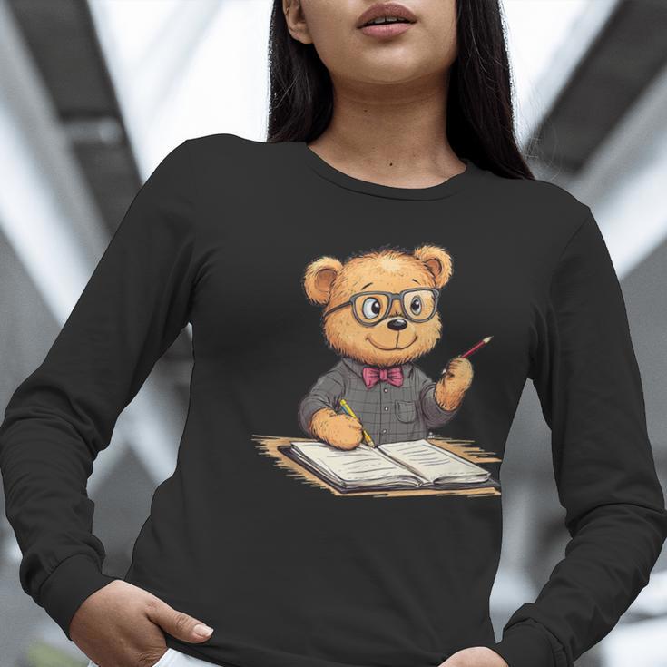 Classroom Fun With Teddy Bear Teacher Women Long Sleeve T-Shirt, funny gift Classroom Fun With Teddy Bear Teacher Women Long Sleeve T-Shirt, funny gift