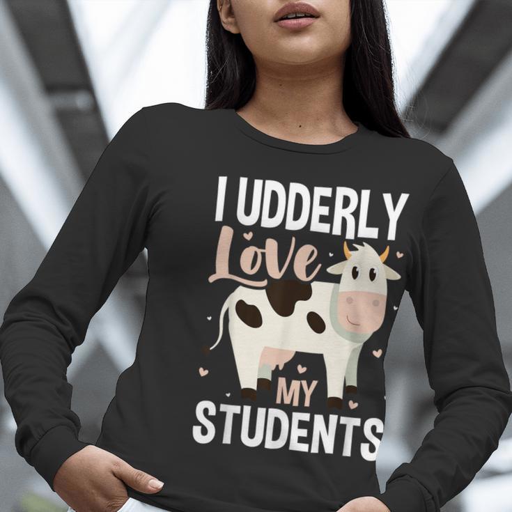 Cow Teacher Lover Women Long Sleeve T-Shirt, funny gift Cow Teacher Lover Women Long Sleeve T-Shirt, funny gift