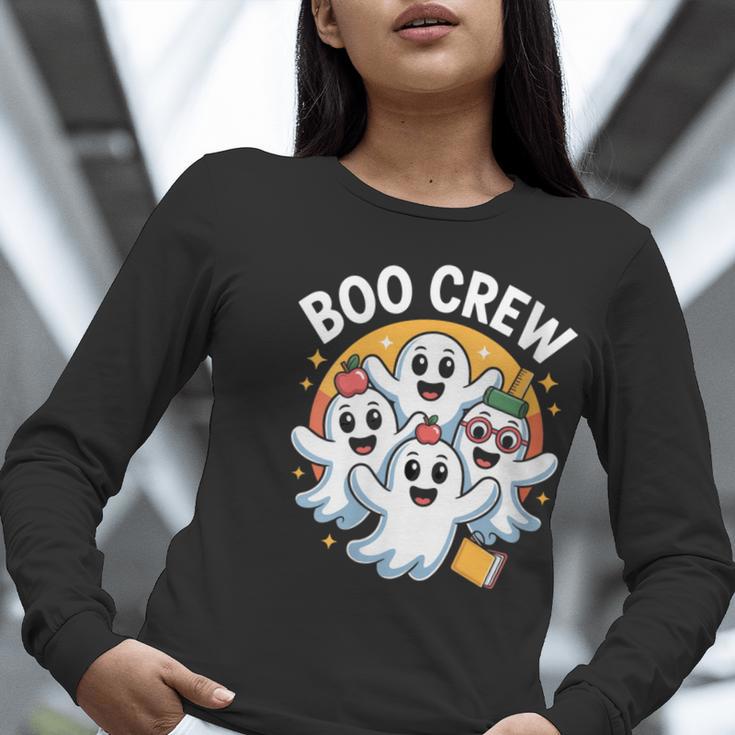 Cute Group Matching Teachers Halloween Women Long Sleeve T-Shirt, funny gift
