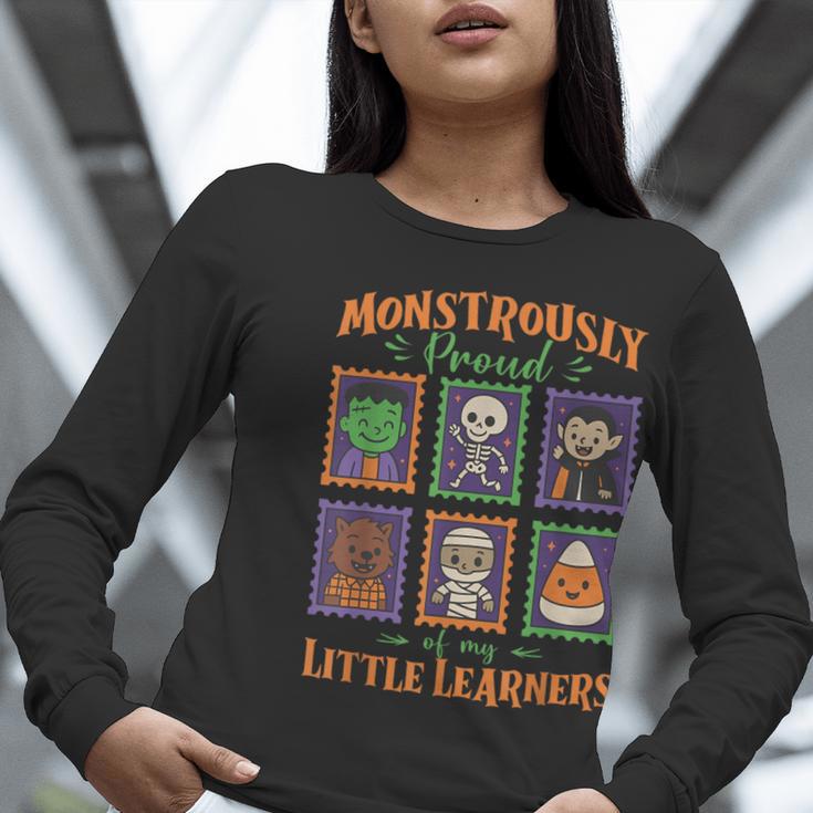 Cute Halloween Teacher Women Long Sleeve T-Shirt, funny gift