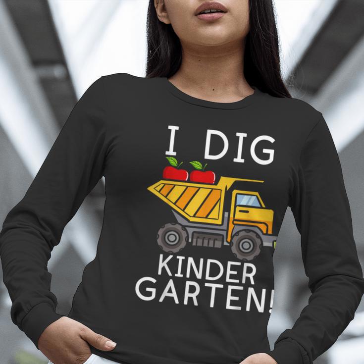 I Dig Kindergarten Student Teacher Construction First Day Women Long Sleeve T-Shirt, funny gift I Dig Kindergarten Student Teacher Construction First Day Women Long Sleeve T-Shirt, funny gift