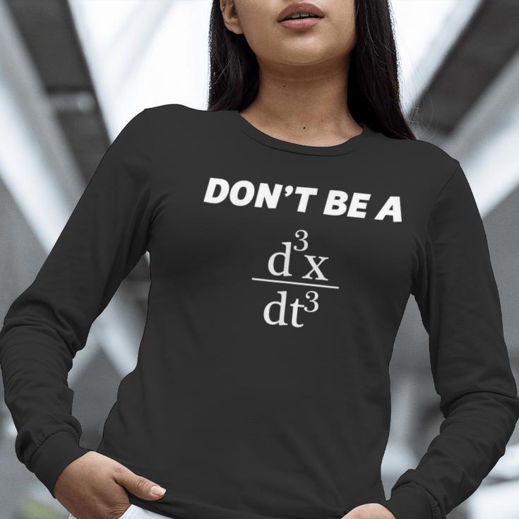 Don't Be A Jerk Math Scholar Teacher Nerd Women Long Sleeve T-Shirt, funny gift Don't Be A Jerk Math Scholar Teacher Nerd Women Long Sleeve T-Shirt, funny gift