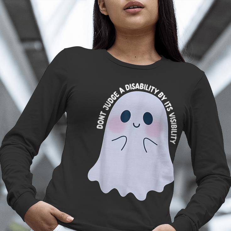 Dont Judge a Disability By Its Visibility Teacher Women Long Sleeve T-Shirt, funny gift Dont Judge a Disability By Its Visibility Teacher Women Long Sleeve T-Shirt, funny gift