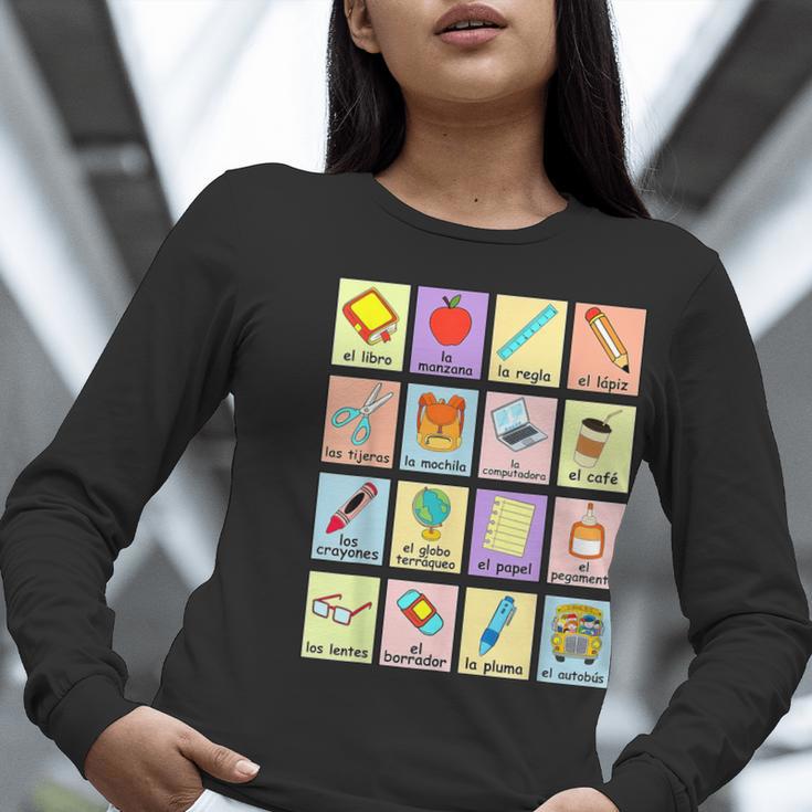 Dual Language Crew Bilingual Spanish Teacher Back To School For Men Women Women Long Sleeve T-Shirt, funny gift Dual Language Crew Bilingual Spanish Teacher Back To School For Men Women Women Long Sleeve T-Shirt, funny gift