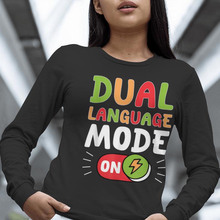 Dual Language Teacher Bilingual Teacher Women Long Sleeve T-Shirt, funny gift Dual Language Teacher Bilingual Teacher Women Long Sleeve T-Shirt, funny gift