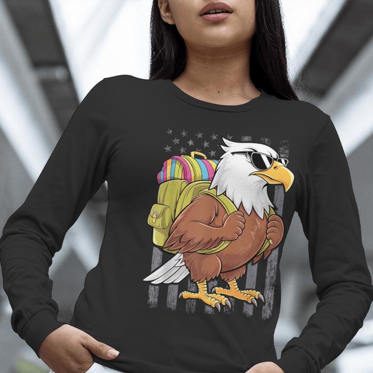 Eagle First Day Of School Teacher Back To School Eagle Women Long Sleeve T-Shirt, funny gift Eagle First Day Of School Teacher Back To School Eagle Women Long Sleeve T-Shirt, funny gift