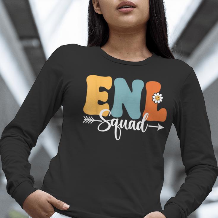 ENL Squad Back To School Teachers Students ENL Crew Men Women Girls Kids Women Long Sleeve T-Shirt, funny gift