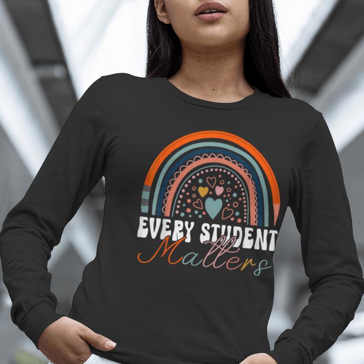 Every Student Matters Paraprofessional Support Teacher Women Long Sleeve T-Shirt, funny gift Every Student Matters Paraprofessional Support Teacher Women Long Sleeve T-Shirt, funny gift