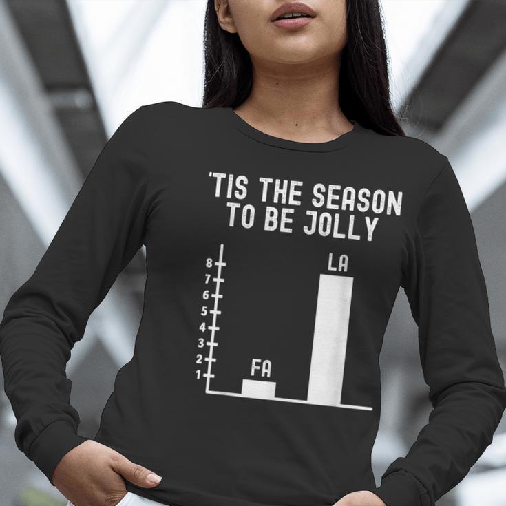 Fa La 8 Math Pun Math Teacher Christmas Women Long Sleeve T-Shirt, funny gift Fa La 8 Math Pun Math Teacher Christmas Women Long Sleeve T-Shirt, funny gift