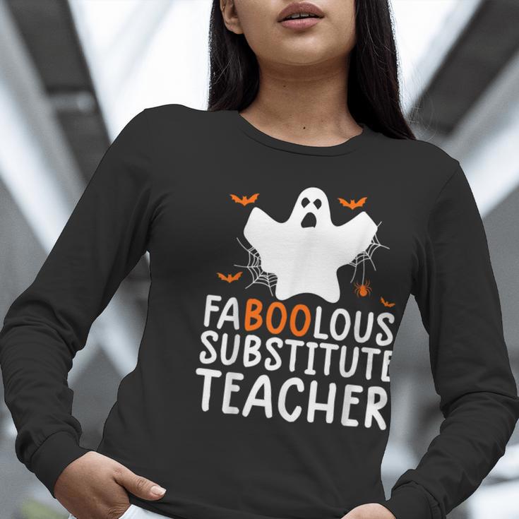 Faboolous Substitute Teacher Halloween Costume Women Long Sleeve T-Shirt, funny gift
