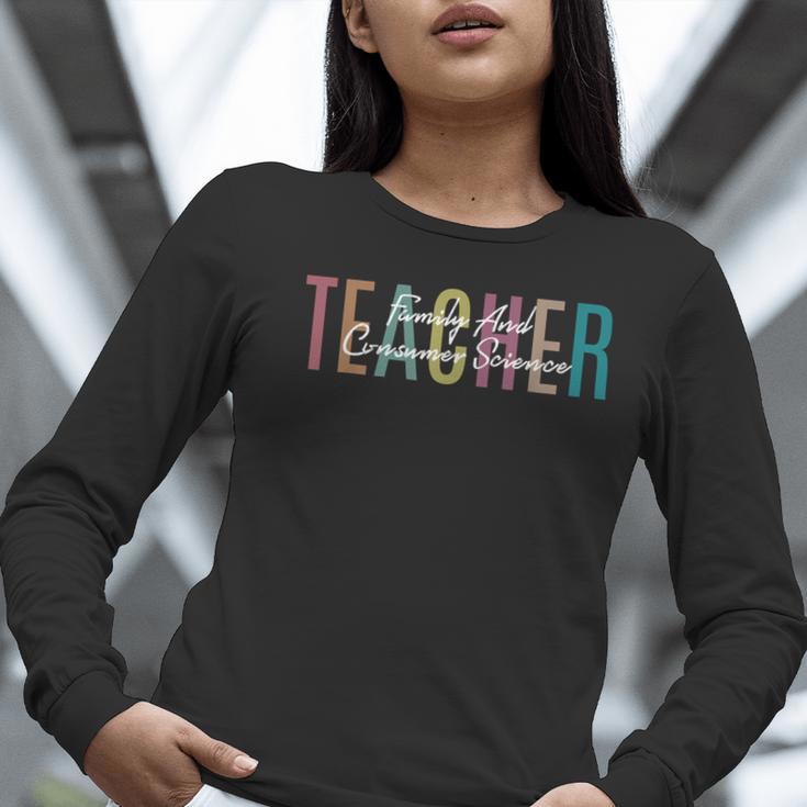 FACS Teacher Family And Consumer Science Teacher Women Long Sleeve T-Shirt, Science Teacher Shirts, funny gift