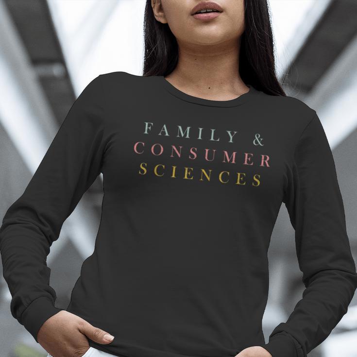 FCS Teacher Family And Consumer Sciences Minimalist Teacher Women Long Sleeve T-Shirt, funny gift FCS Teacher Family And Consumer Sciences Minimalist Teacher Women Long Sleeve T-Shirt, funny gift