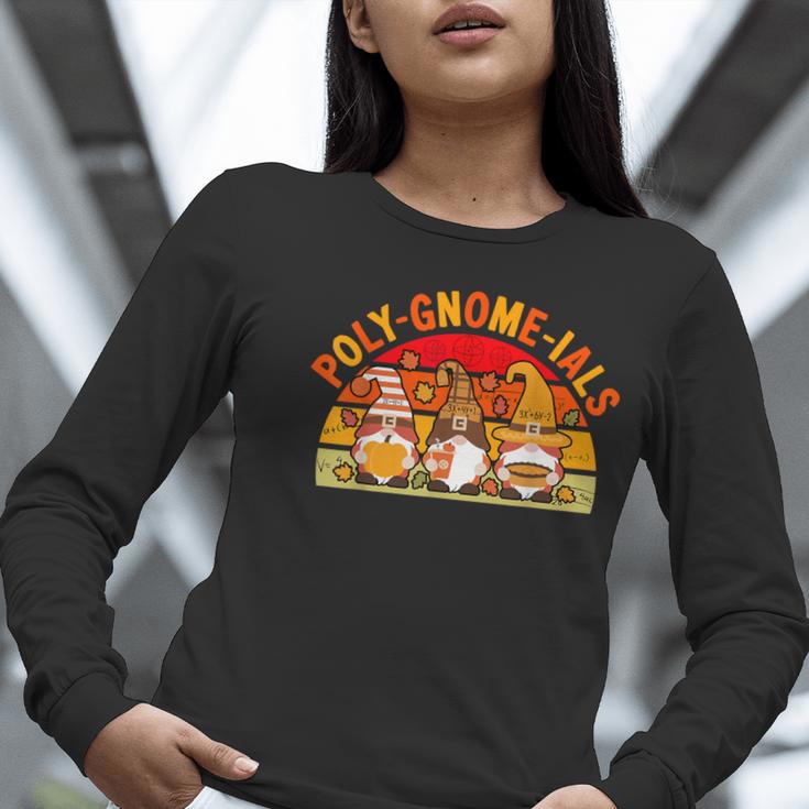 Fun Polynomial Calculus Algebra Poly-Gnome-Ials Math Teacher Women Long Sleeve T-Shirt, funny gift Fun Polynomial Calculus Algebra Poly-Gnome-Ials Math Teacher Women Long Sleeve T-Shirt, funny gift