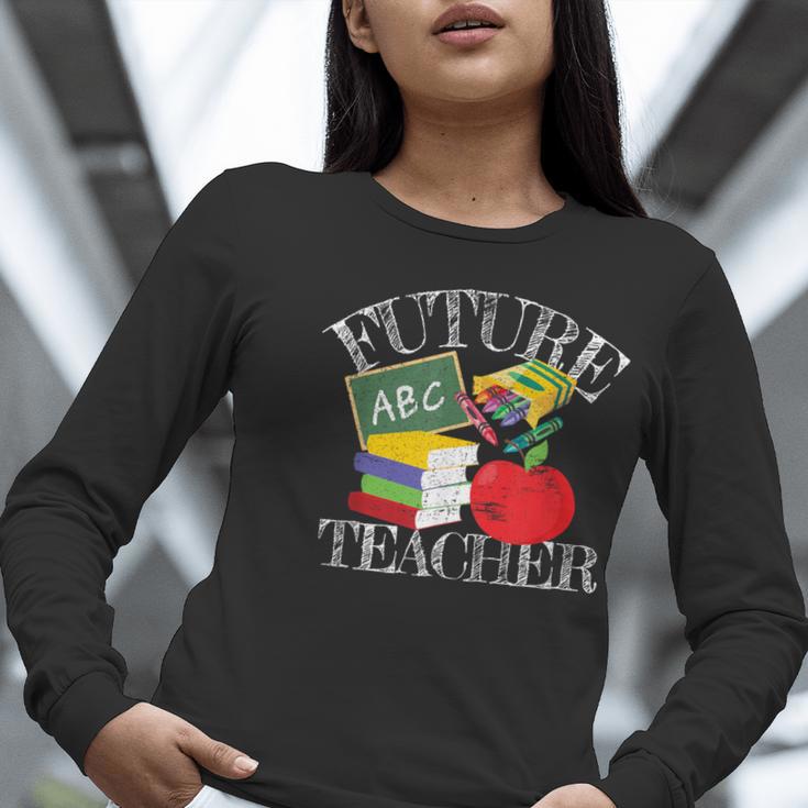 Future Teacher Costume Tee For Men Women Adults And Kids Women Long Sleeve T-Shirt, Future Teacher Shirts, funny gift