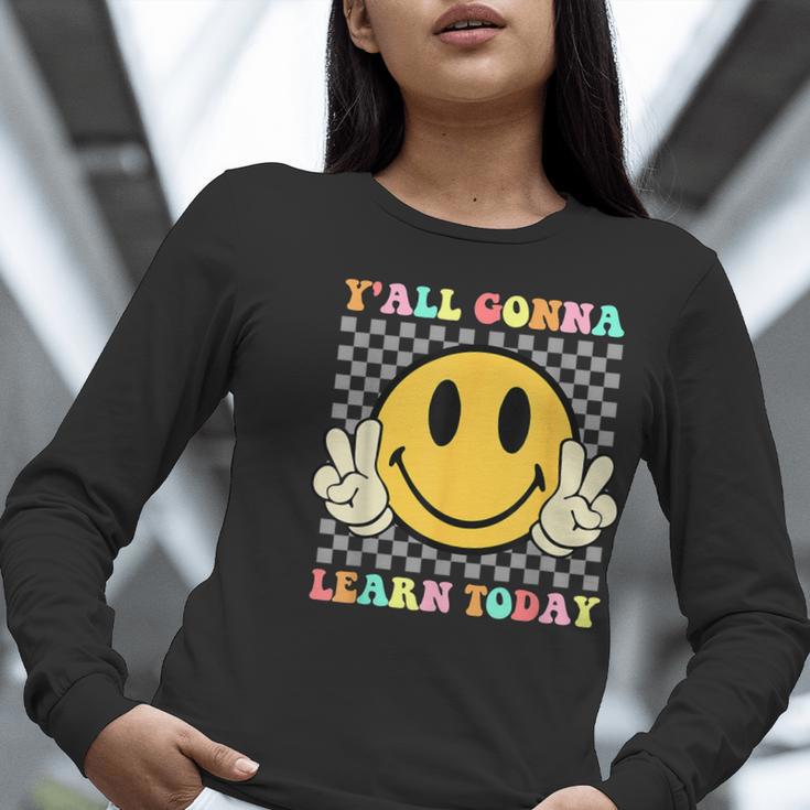 You All Gonna Learn Today Shirt Retro Groovy Teacher Life Women Long Sleeve T-Shirt, Groovy Teacher Shirts, funny gift You All Gonna Learn Today Shirt Retro Groovy Teacher Life Women Long Sleeve T-Shirt, Groovy Teacher Shirts, funny gift