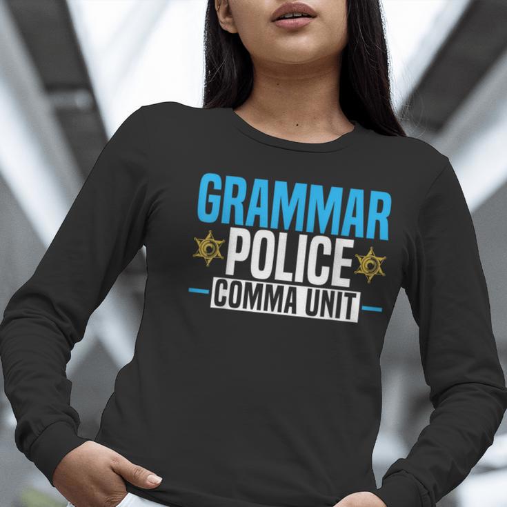 Grammar Police Comma Unit English Teacher Grammar Teacher For Men Women Women Long Sleeve T-Shirt, English Teacher Shirts, funny gift Grammar Police Comma Unit English Teacher Grammar Teacher For Men Women Women Long Sleeve T-Shirt, English Teacher Shirts, funny gift