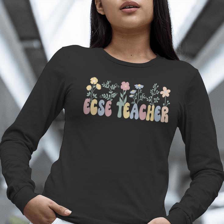 Groovy ECSE Early Childhood Special Education Teacher Women Long Sleeve T-Shirt, Groovy Teacher Shirts, funny gift Groovy ECSE Early Childhood Special Education Teacher Women Long Sleeve T-Shirt, Groovy Teacher Shirts, funny gift
