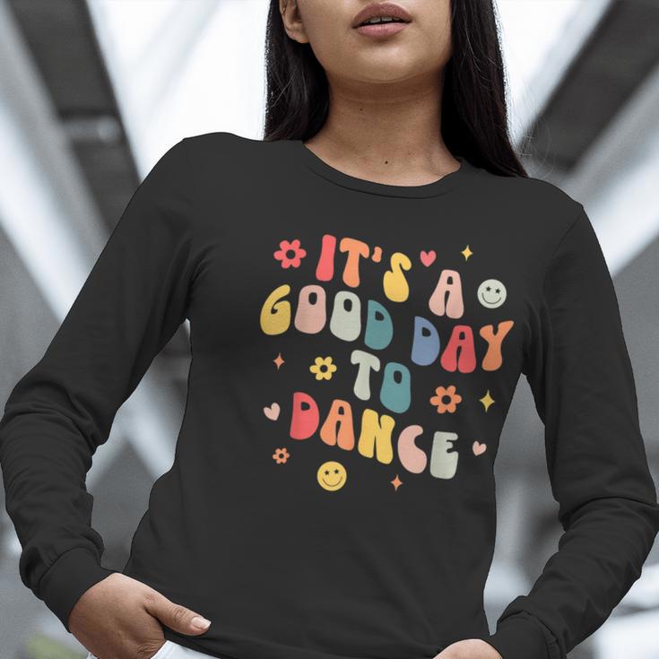 Groovy Its A Good Day To Dance Dance Teacher Women Long Sleeve T-Shirt, Groovy Teacher Shirts, funny gift Groovy Its A Good Day To Dance Dance Teacher Women Long Sleeve T-Shirt, Groovy Teacher Shirts, funny gift