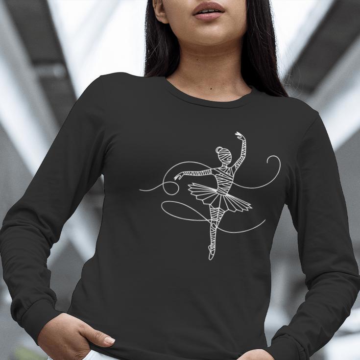 Halloween Ballet Mummy Ballerina Spooky Dance Teacher Women Women Long Sleeve T-Shirt, funny gift Halloween Ballet Mummy Ballerina Spooky Dance Teacher Women Women Long Sleeve T-Shirt, funny gift