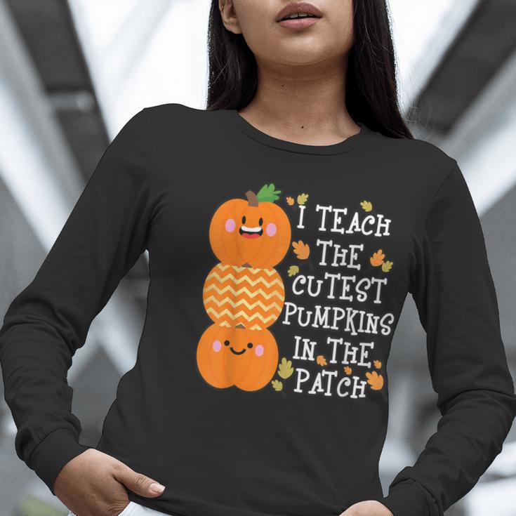 Halloween Teacher Shirt I Teach The Cutest Pumpkins In Patch Men Women Kids Women Long Sleeve T-Shirt, funny gift Halloween Teacher Shirt I Teach The Cutest Pumpkins In Patch Men Women Kids Women Long Sleeve T-Shirt, funny gift