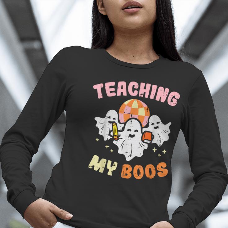 Halloween Teacher Teaching My Boos Costume Teacher Men Women Women Long Sleeve T-Shirt, funny gift Halloween Teacher Teaching My Boos Costume Teacher Men Women Women Long Sleeve T-Shirt, funny gift