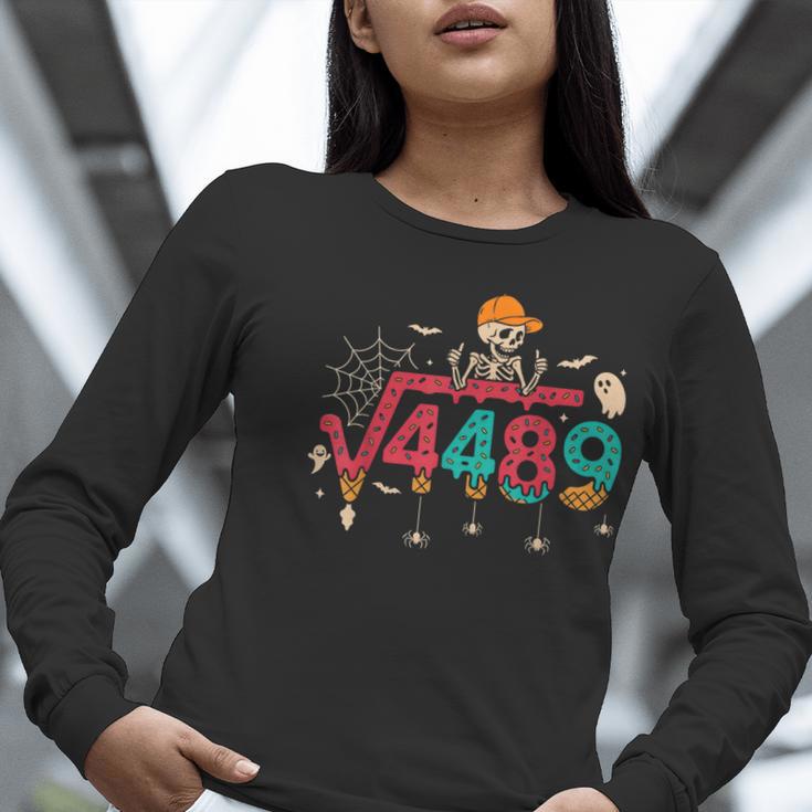 HUGvyn Square Root 4489 Math Teacher 67 Meme Halloween Women Long Sleeve T-Shirt, funny gift HUGvyn Square Root 4489 Math Teacher 67 Meme Halloween Women Long Sleeve T-Shirt, funny gift