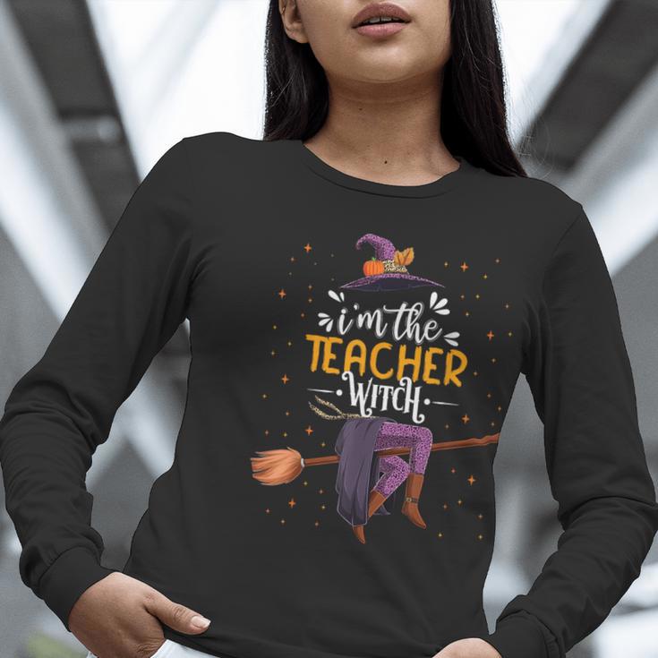 Im The Teacher Witch Halloween Matching Group Costume Women Long Sleeve T-Shirt, funny gift