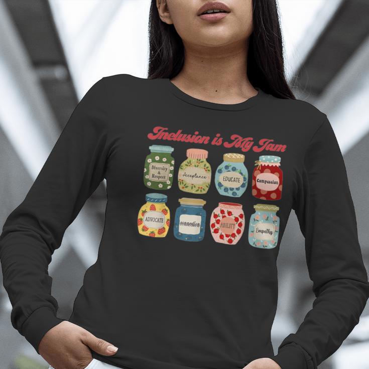 Inclusion Is My Jam Special Education Teacher Autism Women Long Sleeve T-Shirt, funny gift Inclusion Is My Jam Special Education Teacher Autism Women Long Sleeve T-Shirt, funny gift