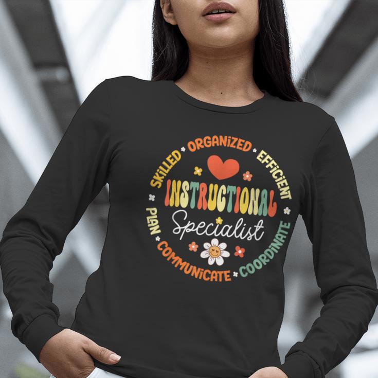 Instructional Specialist School Cute Academic Teacher Women Long Sleeve T-Shirt, funny gift