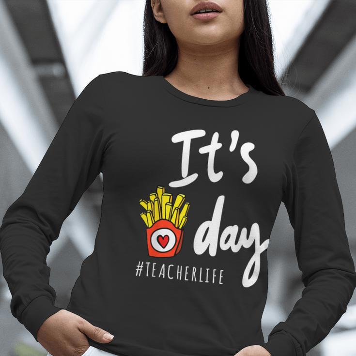 It's Fry Day Teacher Life Women Long Sleeve T-Shirt, funny gift It's Fry Day Teacher Life Women Long Sleeve T-Shirt, funny gift
