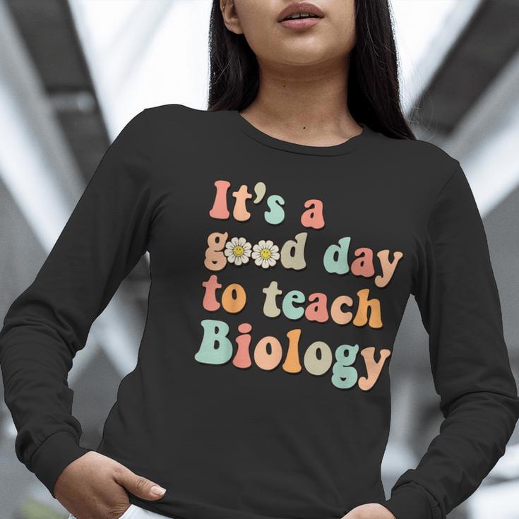 It's A Good Day To Teach Biology Biology Teacher Women Long Sleeve T-Shirt, funny gift It's A Good Day To Teach Biology Biology Teacher Women Long Sleeve T-Shirt, funny gift