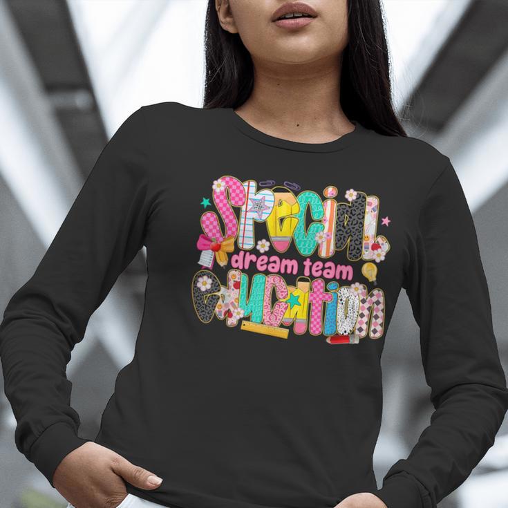 Kids Back To School Teachers Special Education Dream Team Women Long Sleeve T-Shirt, funny gift Kids Back To School Teachers Special Education Dream Team Women Long Sleeve T-Shirt, funny gift