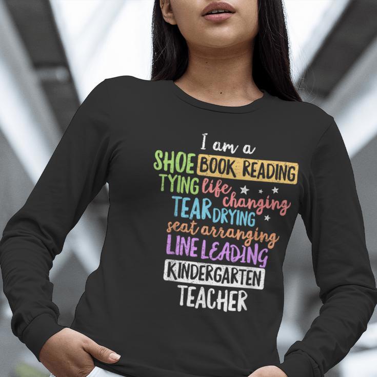 I Am A Kindergarten Teacher Shirt Creative Women Long Sleeve T-Shirt, funny gift I Am A Kindergarten Teacher Shirt Creative Women Long Sleeve T-Shirt, funny gift