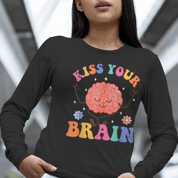 Kiss Your Brain Sped Teacher Appreciation Back To School Kid Women Long Sleeve T-Shirt, funny gift Kiss Your Brain Sped Teacher Appreciation Back To School Kid Women Long Sleeve T-Shirt, funny gift