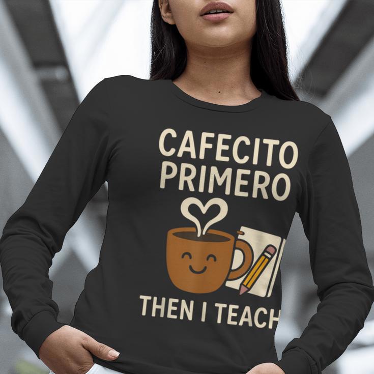 Latina Teacher Bilingual Educator Spanish Heritage Empower Women Long Sleeve T-Shirt, funny gift Latina Teacher Bilingual Educator Spanish Heritage Empower Women Long Sleeve T-Shirt, funny gift