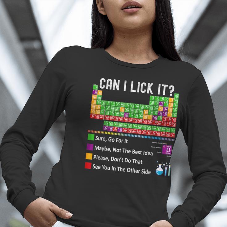 Can I Lick It Periodic Table Chart Science Teacher Cool Meme Women Long Sleeve T-Shirt, Science Teacher Shirts, funny gift Can I Lick It Periodic Table Chart Science Teacher Cool Meme Women Long Sleeve T-Shirt, Science Teacher Shirts, funny gift