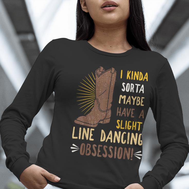 Line Dancing Choreographed Group Dancer Dance Teacher Women Long Sleeve T-Shirt, funny gift Line Dancing Choreographed Group Dancer Dance Teacher Women Long Sleeve T-Shirt, funny gift