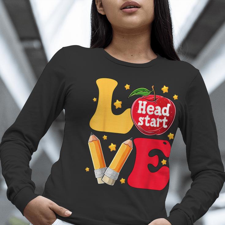 Love Headstart Head Start Teachers First Day Of School Women Long Sleeve T-Shirt, funny gift
