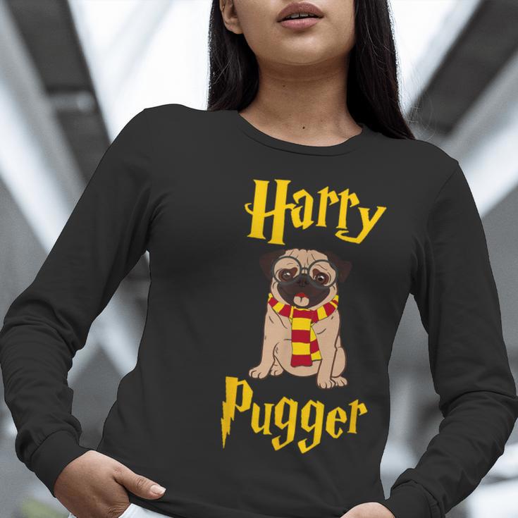 Lovely Harry Pugger Pug Women Long Sleeve T-Shirt, funny gift