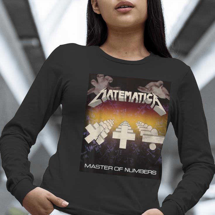 Matematica Master Of Numbers Math Teachers Puppets Parody Women Long Sleeve T-Shirt, funny gift