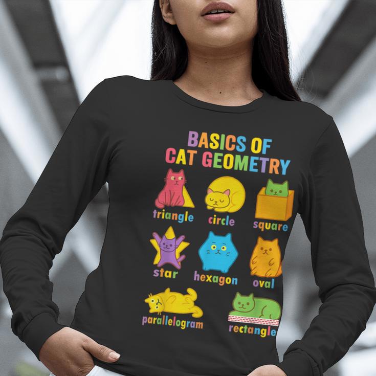 Math Cat Geometry Back To School Mathematics Teacher Women Long Sleeve T-Shirt, funny gift Math Cat Geometry Back To School Mathematics Teacher Women Long Sleeve T-Shirt, funny gift