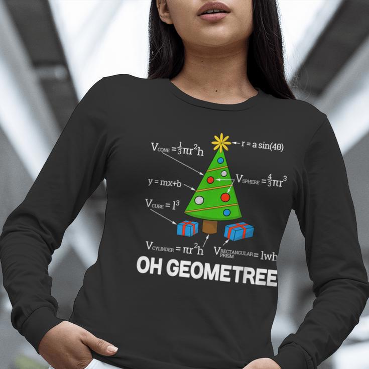 Math Geometry Christmas Tree Geometree Teacher Women Long Sleeve T-Shirt, funny gift Math Geometry Christmas Tree Geometree Teacher Women Long Sleeve T-Shirt, funny gift