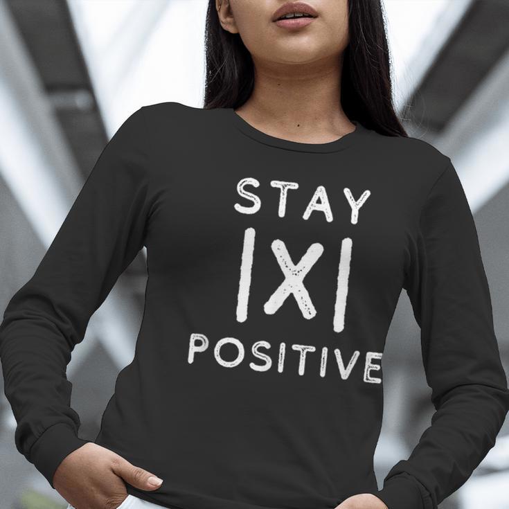 Math Teacher Appreciation Stay Positive Absolute Value Women Long Sleeve T-Shirt, funny gift Math Teacher Appreciation Stay Positive Absolute Value Women Long Sleeve T-Shirt, funny gift