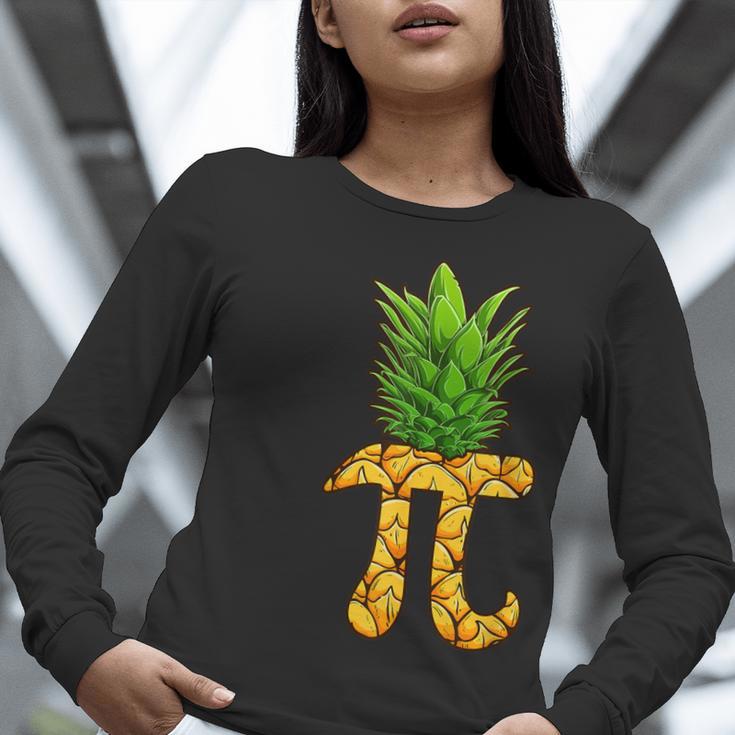 Math Teacher Hawaiian Shirts Pineapple Pi Day Symbol Women Long Sleeve T-Shirt, funny gift Math Teacher Hawaiian Shirts Pineapple Pi Day Symbol Women Long Sleeve T-Shirt, funny gift