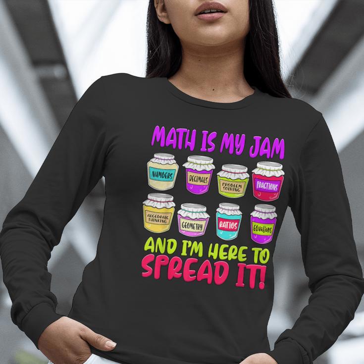 Math Teacher My Jam Here To Spread Mathematics Humor Women Long Sleeve T-Shirt, funny gift Math Teacher My Jam Here To Spread Mathematics Humor Women Long Sleeve T-Shirt, funny gift