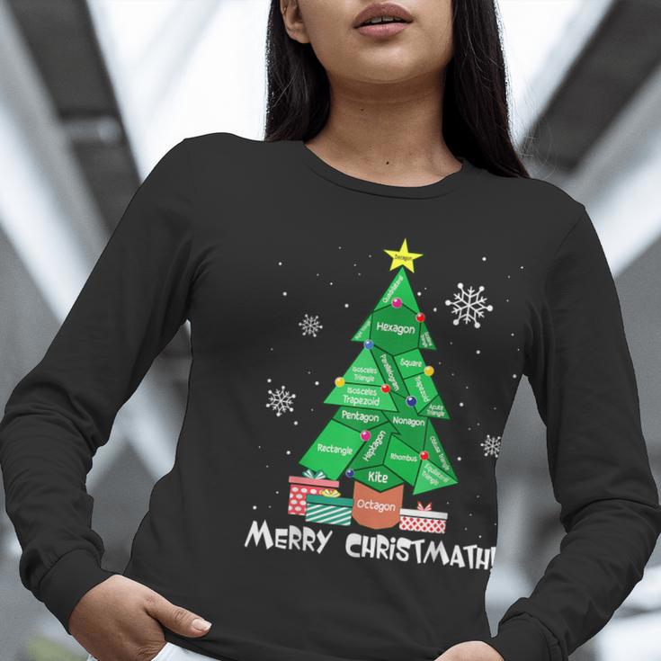 Math Teacher Polygon Christmas Tree Geometry Merry Christmas Women Long Sleeve T-Shirt, funny gift Math Teacher Polygon Christmas Tree Geometry Merry Christmas Women Long Sleeve T-Shirt, funny gift