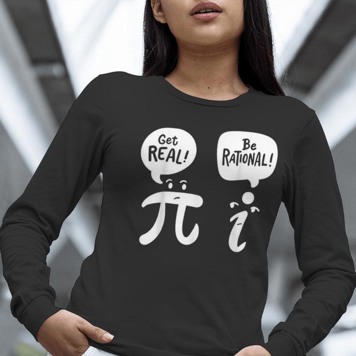 Math Teacher Math Student Be Real Get Rational Women Long Sleeve T-Shirt, funny gift