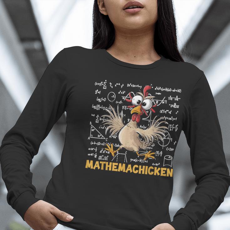Mathemachicken Chicken Math Teacher Back To School Women Long Sleeve T-Shirt, funny gift Mathemachicken Chicken Math Teacher Back To School Women Long Sleeve T-Shirt, funny gift